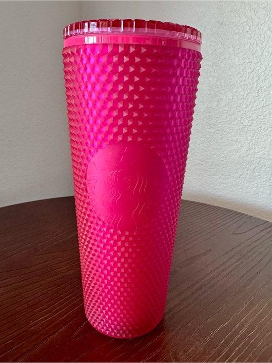 Starbucks Other - Starbucks Neon Pink Studded Tumbler Cold Cup Venti 24oz with Lid